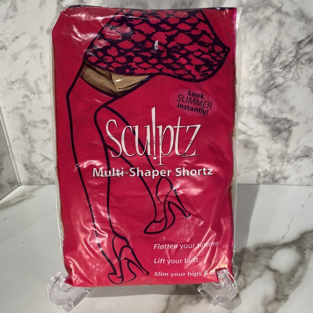 Silkies Shapewear Shorts Sculptz Multi Shaper Size Small- Nude 730101